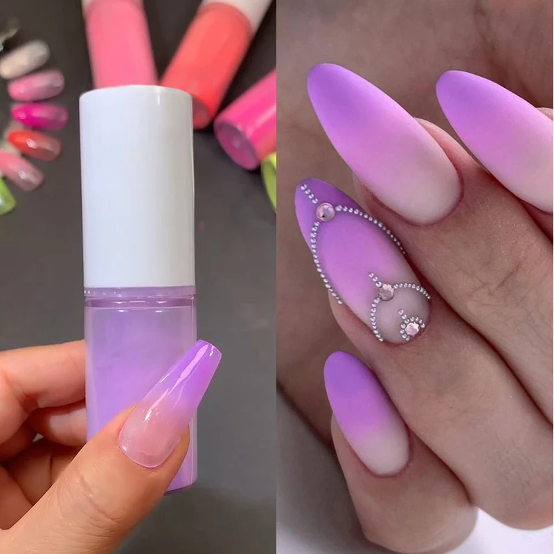 Black Gradient Ombre Sprayer Powder Nail Art 10g Ombre Sprayer For Nail Achieve Gradient Effect Pigment nail powder ombre spray powder