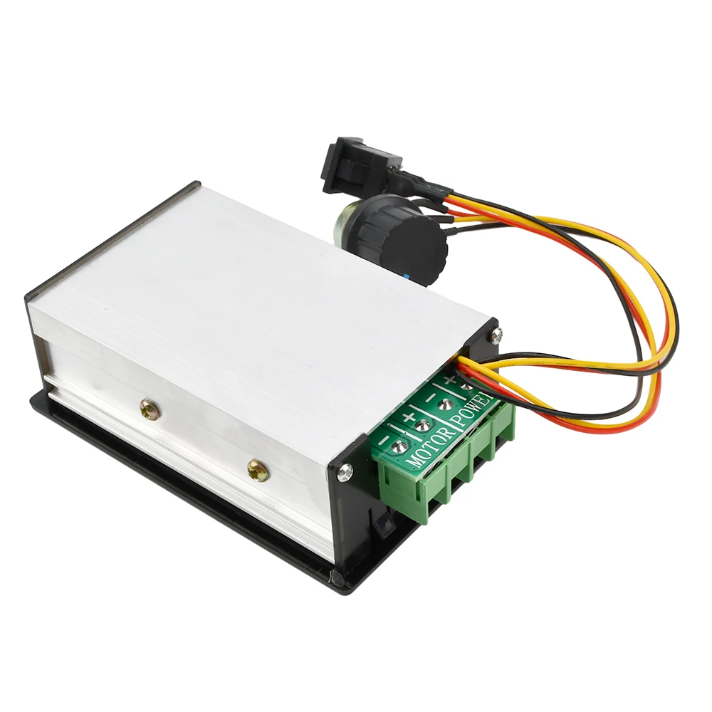 6-60V 20A DC Motor Speed Controller Forward/Reverse High Power PWM Control Switch Motor Speed Regulator DC 12V 24V 36V 48V 60V