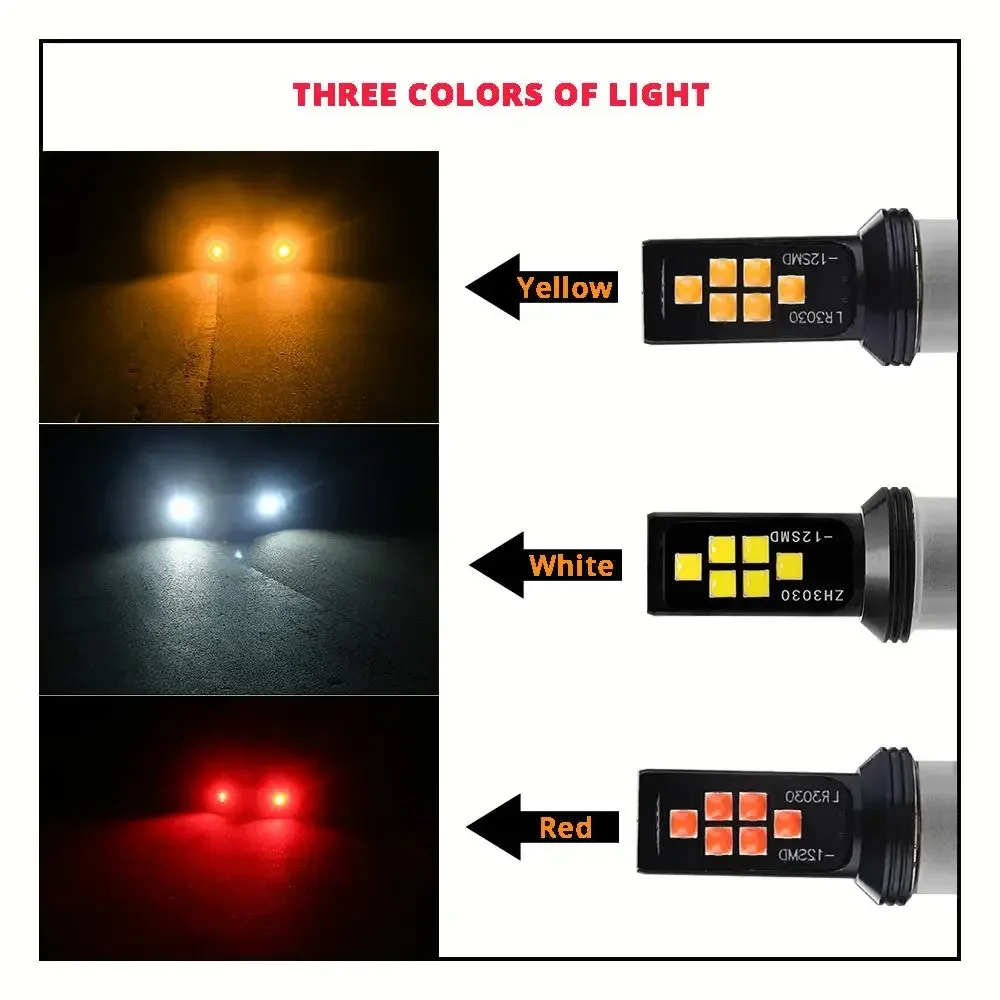 3030 12SMD 극ũ  Ʈκ Ʈ, ڵ Ÿϸ, ڵ ׼,  õ  ȣ , 1x 1156/1157/7440 P21W