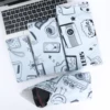 Camera Cover Protective Wrap Cloth Self-Adhesive Magic Folding Cleaning Camera cloth Microfiber Storage Bag for Sony Nikon 4