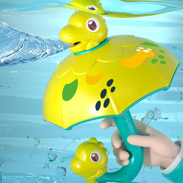 H3CD Dinosaur Themed Umbrella Bath Toy For Children 0-3 Years Old Stimulates Curiosity And Imaginative Play 6