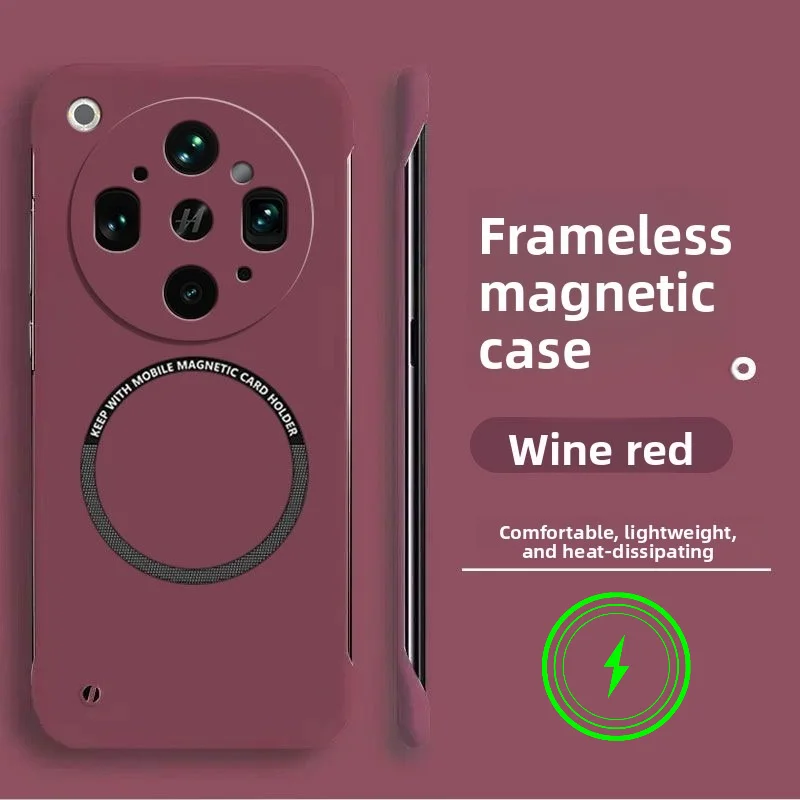 Ultra Thin Frameless Magnetic Shockproof Fashion Color Case - Enhanced Protection Cover