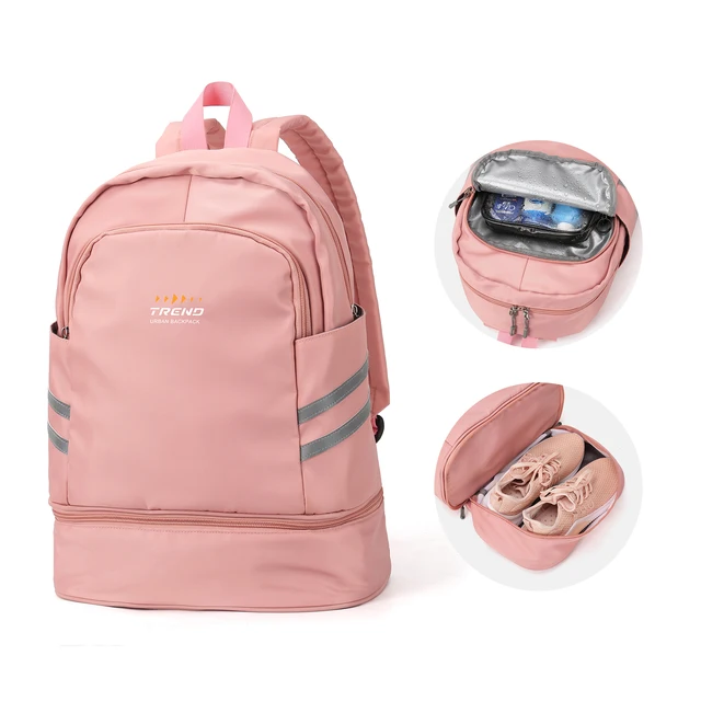 Gym Backpack for Women with Shoes Compartment, Large Women Travel