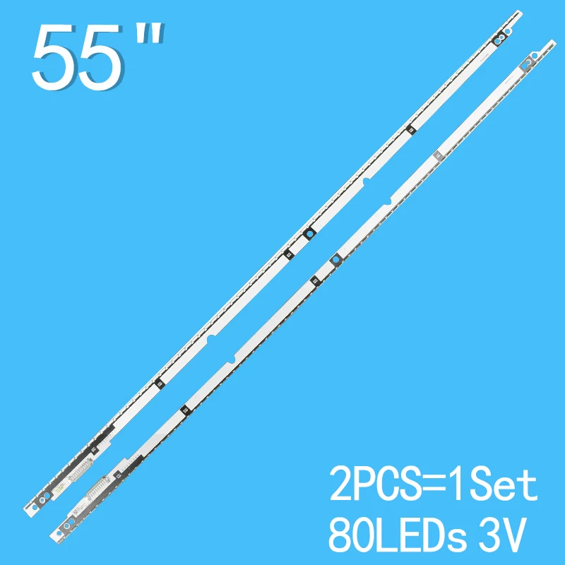 680mm LCD TV 76LEDs For Samsung 55inch TV UA55ES6100J 2012SVS55 7032SNB RIGHT/LEFT8 UA55ES7000J UA55ES8000J 2012SVS55 7032NNB 3D