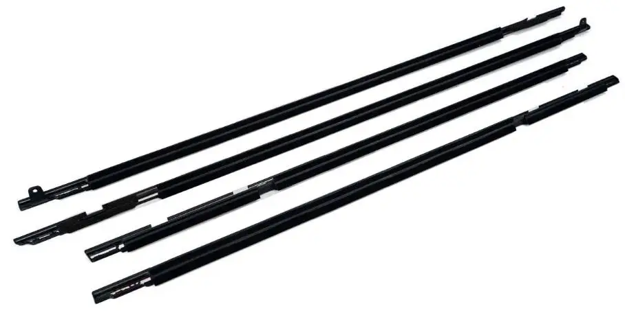 토요타 랜드크루저 LC80 LX450 1991-1998 4870mm 길이 75730-60020 용 4개 크롬 또는 블랙 윈도우 글래스 고무