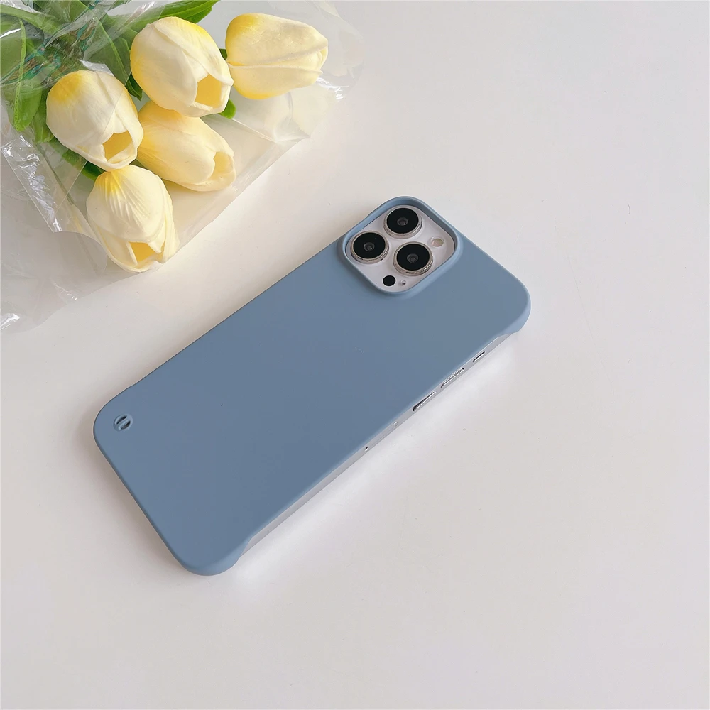 Ultra Thin Frameless Matte Luxury Candy Color Phone Case
