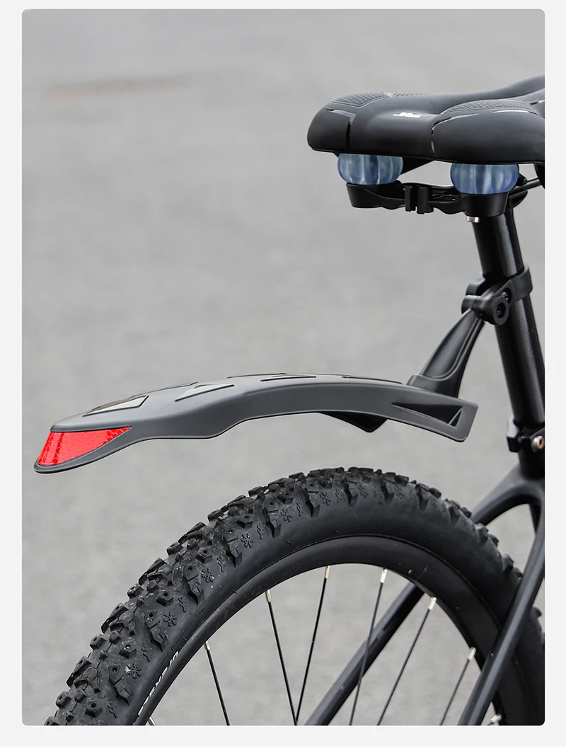 WEST BIKING 1 Paar MTB-Fahrrad-Kotflügel, reflektierende Warnung, Mountainbike, vorne und hinten, Kotflügel, verstellbares Fahrradzubehör – Detail 13