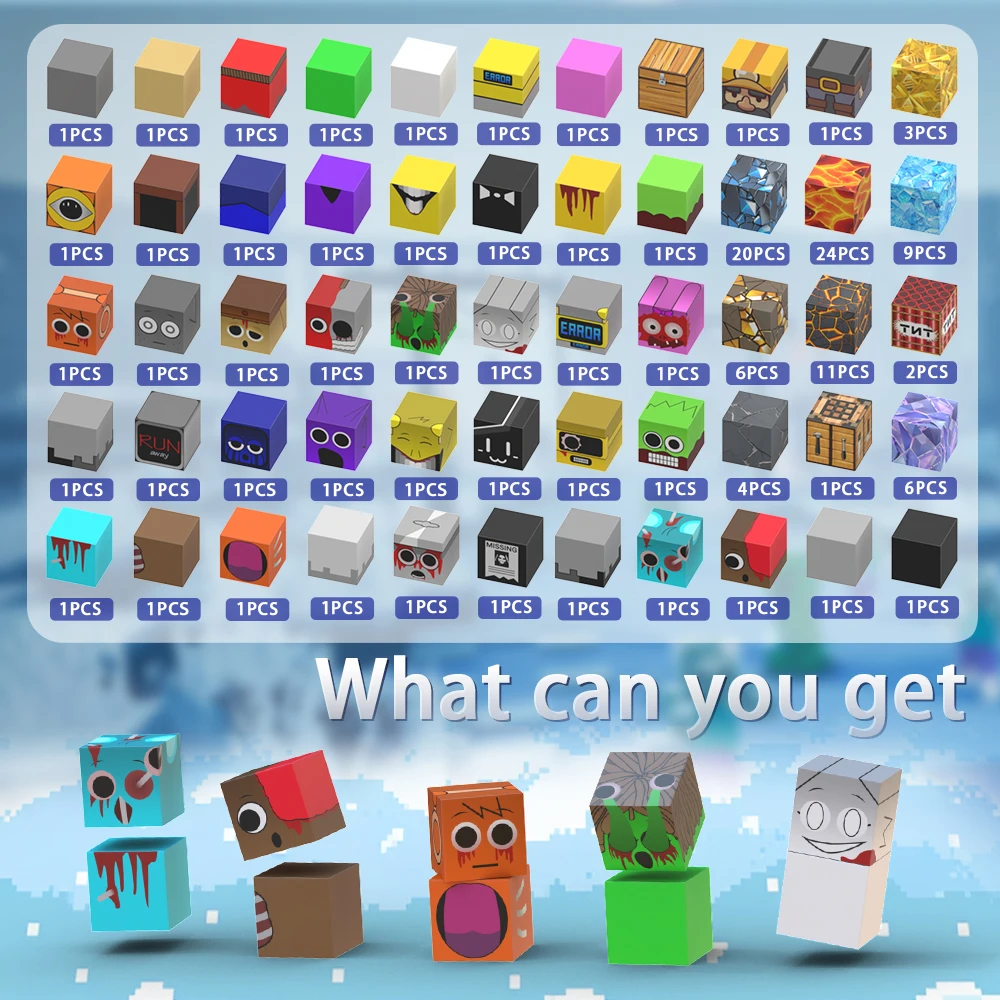 MEさん専用 Surpri's 1st DEMO Music boxs Sprunkie Magnetic Blocks Sprunkie Figures Magnet World