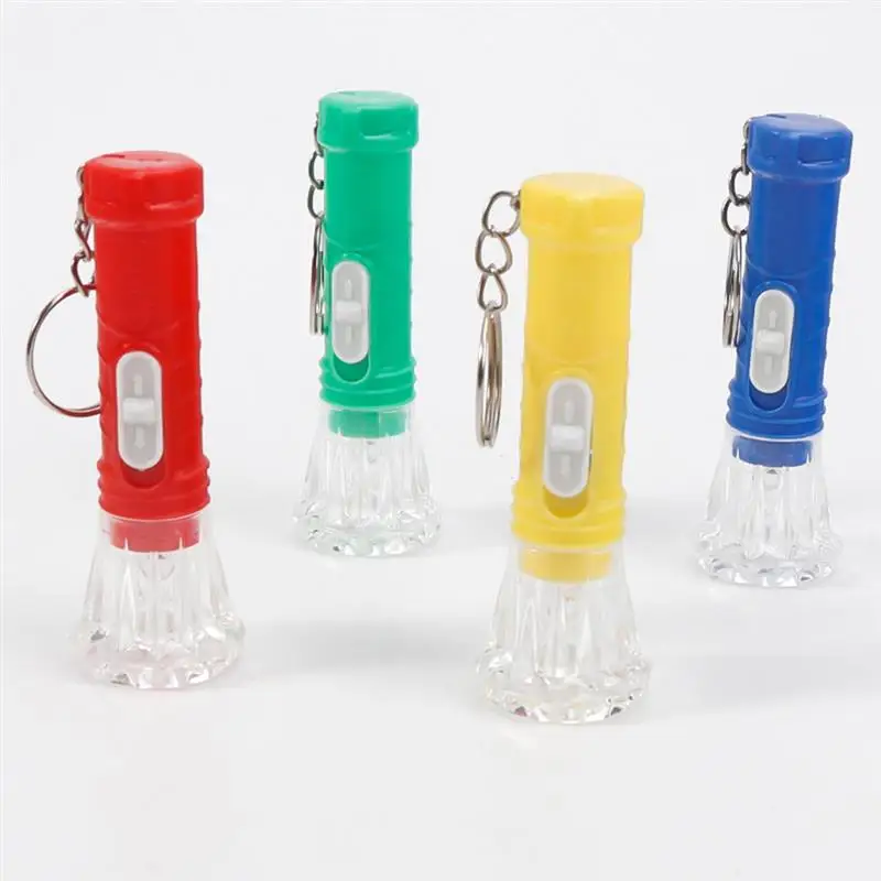 20 Pcs Mini Led Flashlight Keychain LED Mini Torch Supply Rechargeable Led Flashlights Decor Kids Hanging Lighting Tool