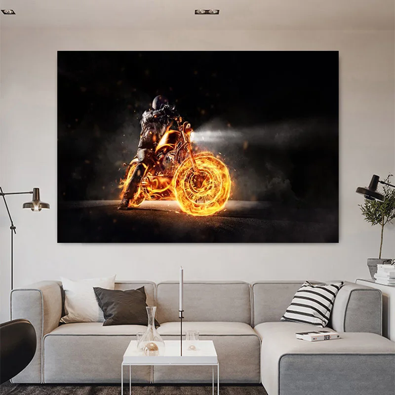 JINLIMAO Art Peinture Sur Toile 40 * 60CM Senza Cornice Ducati Streetfighter Tela Decorativa Wall Art Soggiorno Poster Camera Da Letto