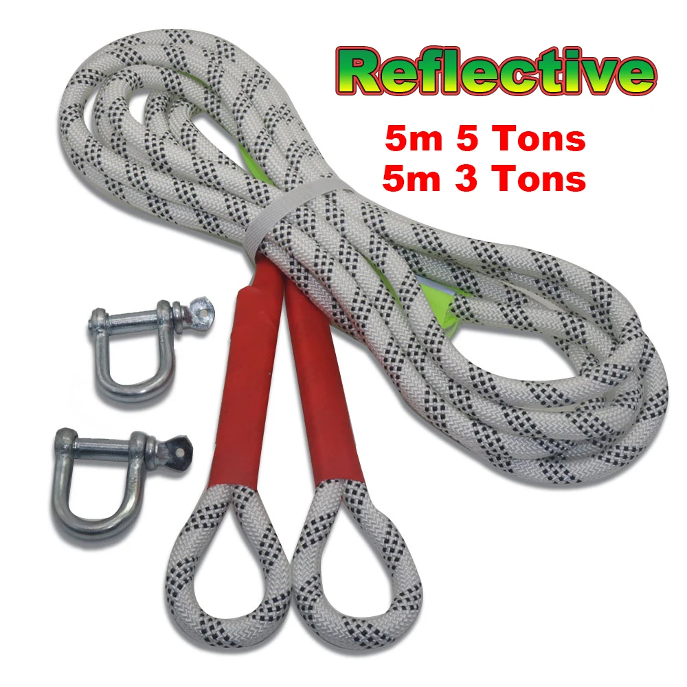 5M Heavy-Duty 20 Ton Car Towing Rope 1