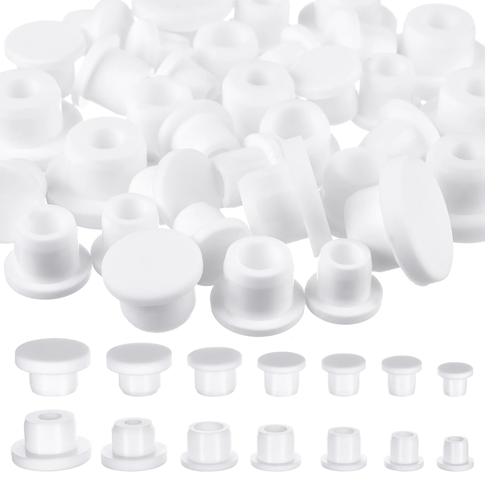 35Pcs Silicone Salt And Pepper Shaker Stoppers 10,11,12,13,14,15,16mm Stoppers For Salt And Pepper Shakers, Shaker Plug Rep