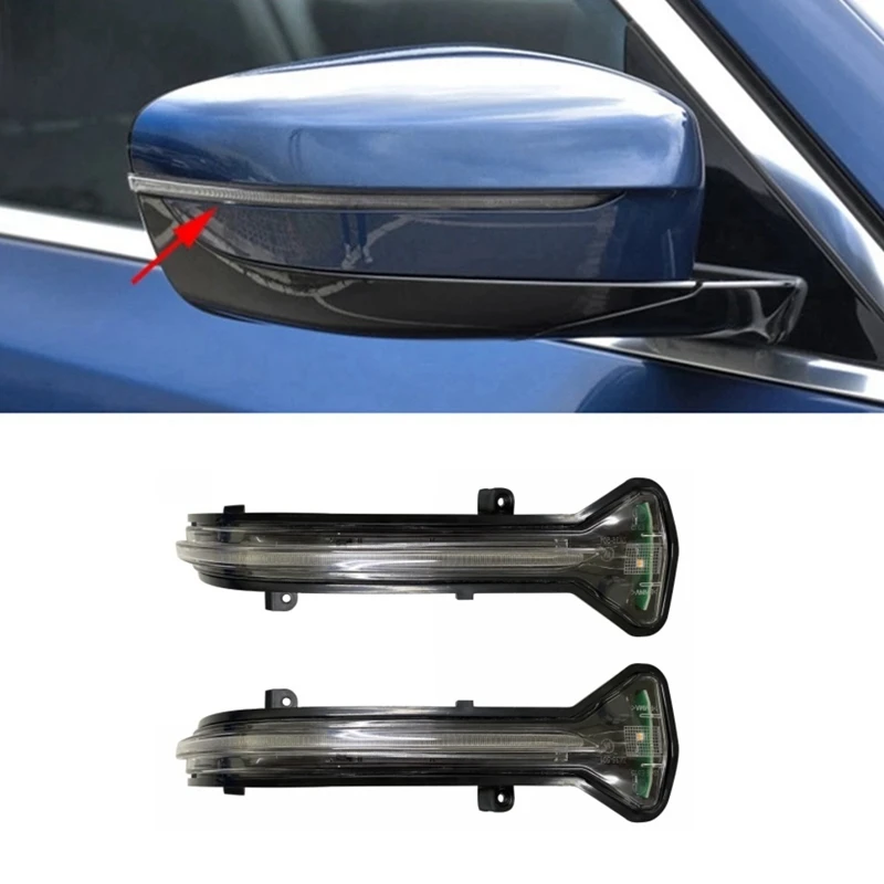 자동차 사이드 백미러 방향 지시등, BMW 3 4 5 6 7 8 시리즈 G30 G31 G32 G38 GT G11 G12, 51167414649 51167414650