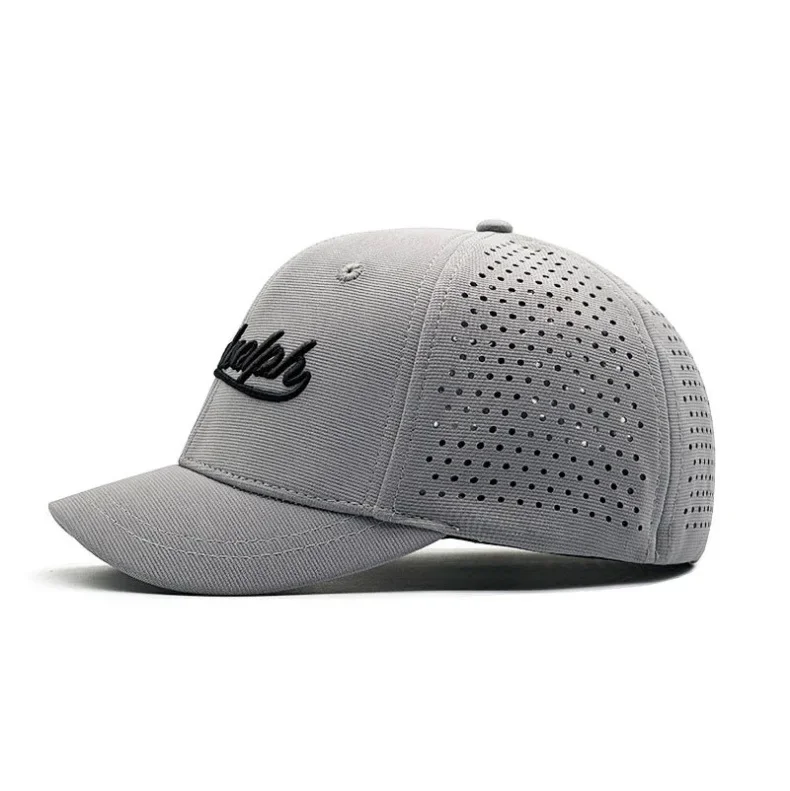 Big Head Hat Back Closed 5 cm Baseballkappe mit kurzer Krempe für Herren, taillierte Mesh-Kappen, dehnbare, vollständig geschlossene Kappen, 56–60 cm, 61-65 cm – Detail 14
