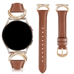 Elegant Ultra - Thin Leather Watch Strap, 20mm - 20mm (BROWN)