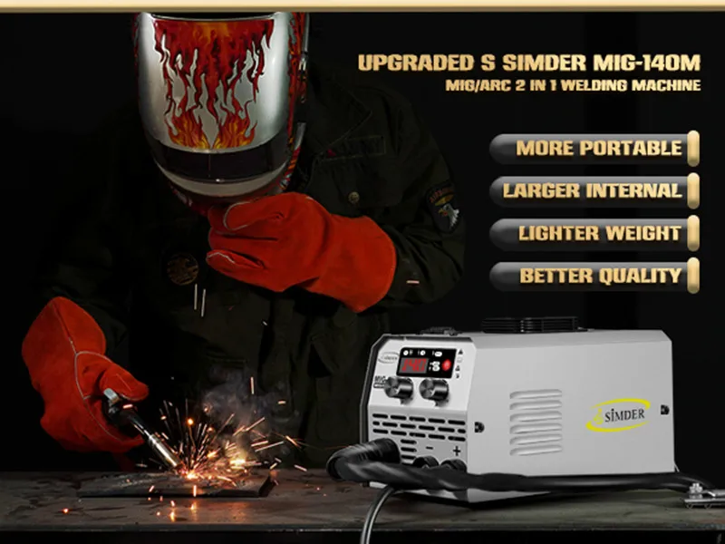 Equipo de Soldadura SSIMDER MIG/ARC 2 en 1 - Rendimiento y Versatilidad