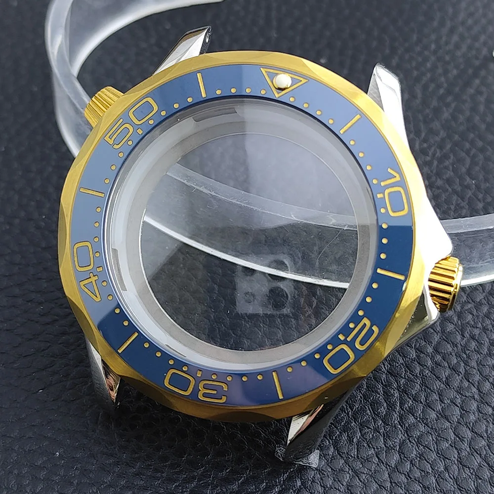 Premium 42mm Men's Watch Case with Sapphire Glass and 20mm Strap - Complete Watch Accessory Set with Box