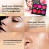 6-color blush palette natural-toned eye shadow palette matte blush palette Light breathable suitable for cheek and e 4
