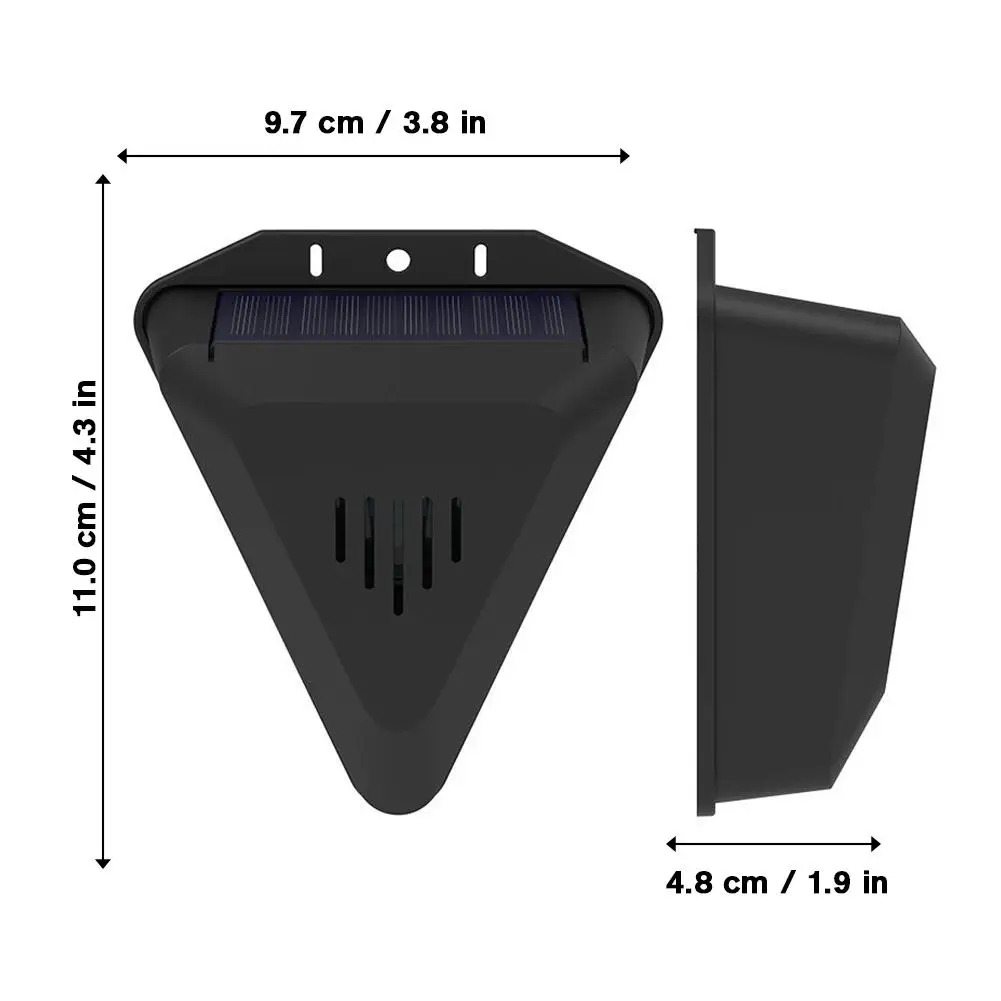 Solar Animal Repeller Outdoor Garden Bird Repellent Alarm Deterrents For Deer Rabbit Squirrel Crop Yard Protection 1Set - 6