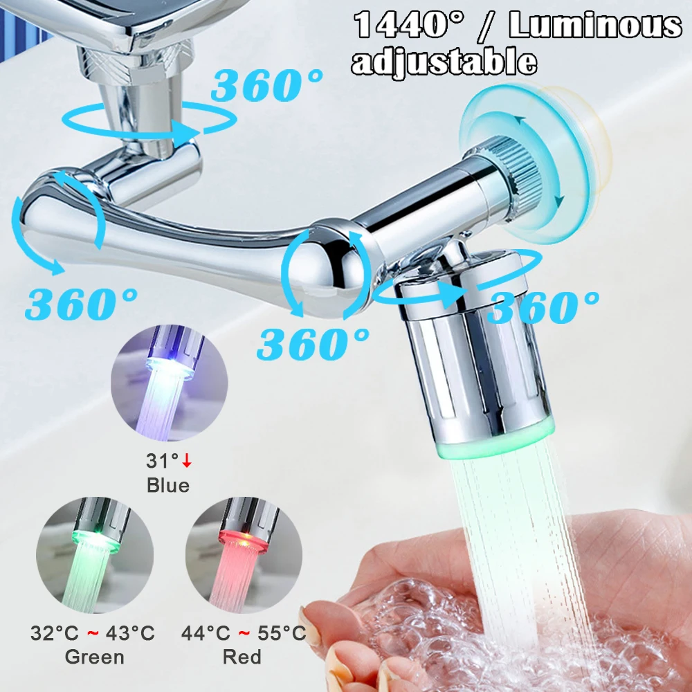 Universal Led Kitchen Faucets Faucet Kitchen Temperature Universal