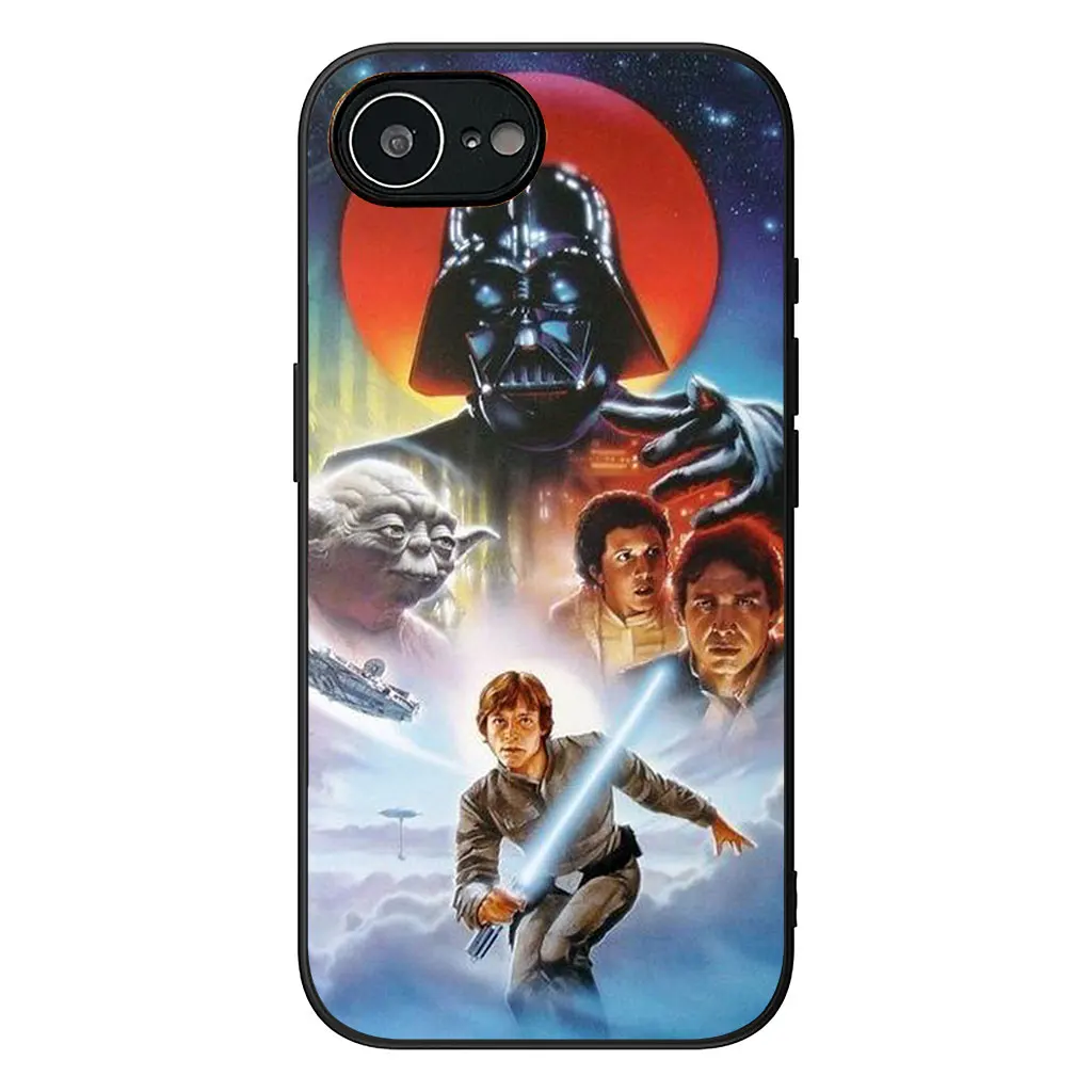 Intergalactic Stars and Mandalorian Yoda TV Series-Inspired Phone Case