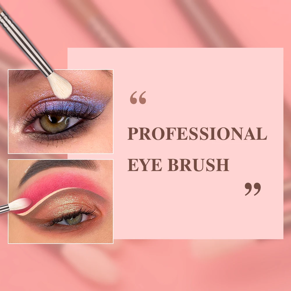 Smudge Makeup brushes 3PCS Natural Goat Hair Eyeshadow Detail and Highlight Blending Beauty Cosmetic Brushes makeup brush set makeup brush makeup tool set makeup tool