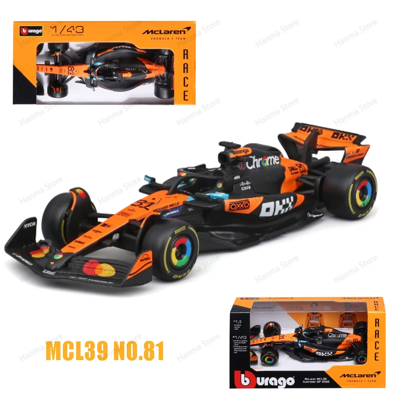 New 2025 F1 Diecast Model Car - 1:43 Alloy Miniature Collectible