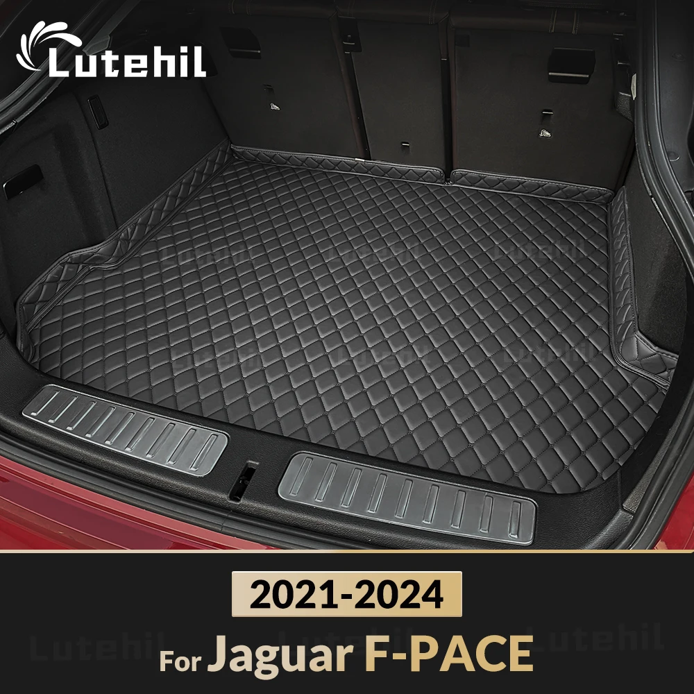 

Lutehil Car Trunk Mat For Jaguar F-PACE 2021 2022 2023 2024 Custom Car Accessories Auto Interior Decoration