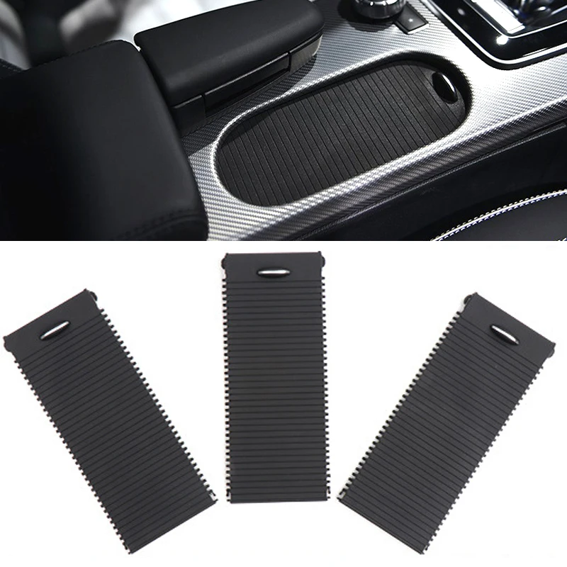 Car Central Control Bracciolo Tenda Center Console Cover Slide Roller Water Cup Portabevande Per Mercedes Benz Slk Slc W172