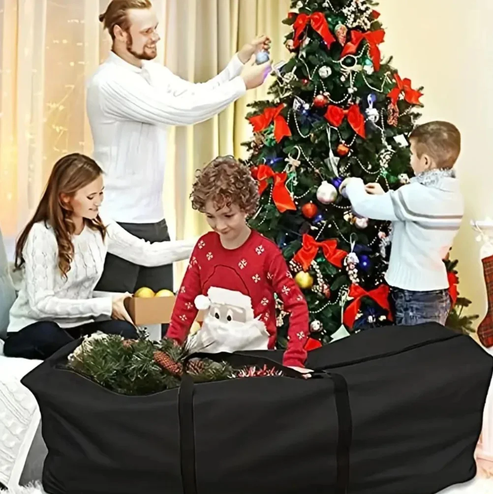 Description Picture 6 of itemChristmas Tree Storage Bag 210D Heavy Duty Outdoor Terrace Cushion Large Storage Bag Waterproof Oxford Cloth Storage Bag Gift