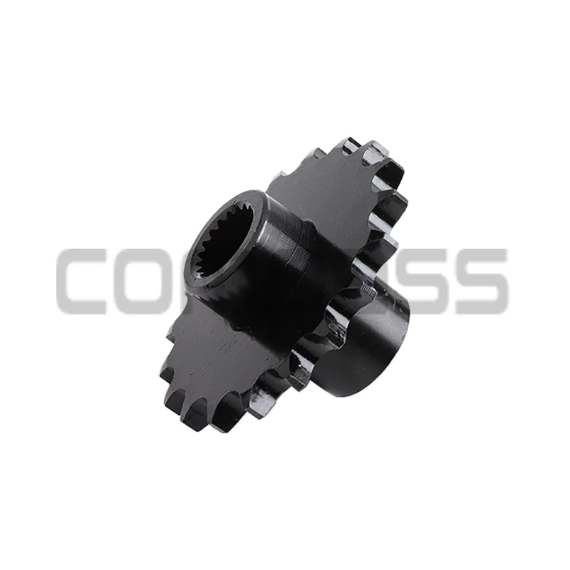 applicable to jiubaotian 488 588 588i 588ig 688 harvester transmission axis 2 19 tooth standard gear 19 T ATV beach car 150CC front gear big bull GY6 engine front small tooth 428-19 cogging front small flywheel