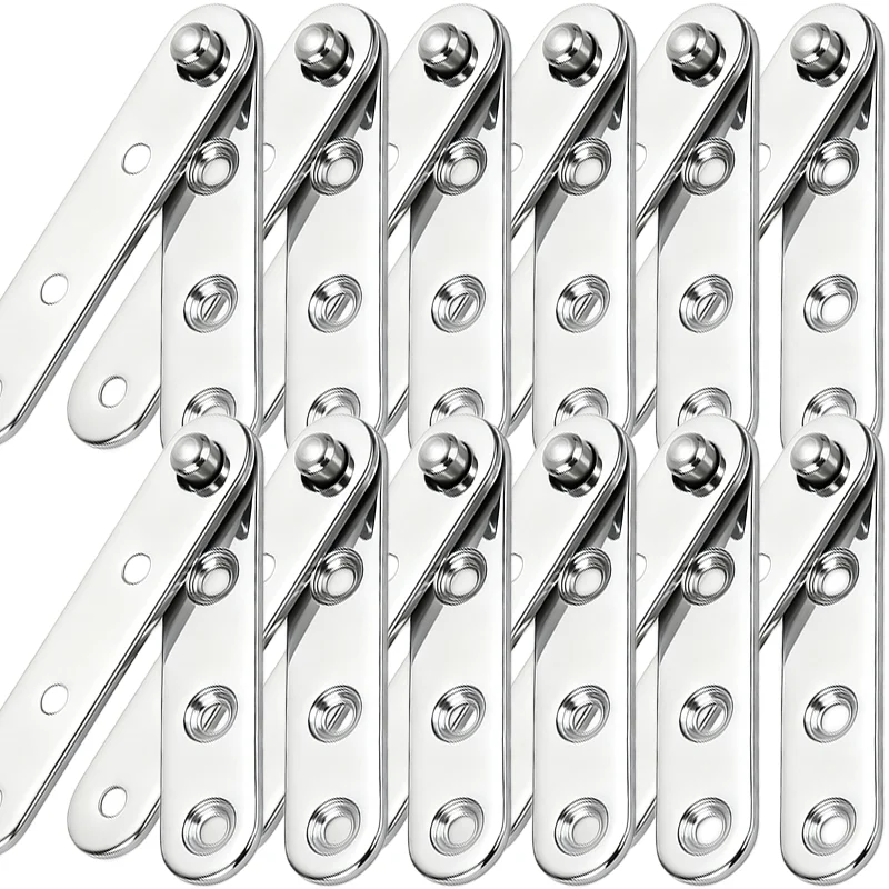 Easy Install 360° Rotating Stainless Steel Invisible Door Hinge