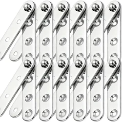 Easy Install 360° Rotating Stainless Steel Invisible Door Hinge (12 PCS)