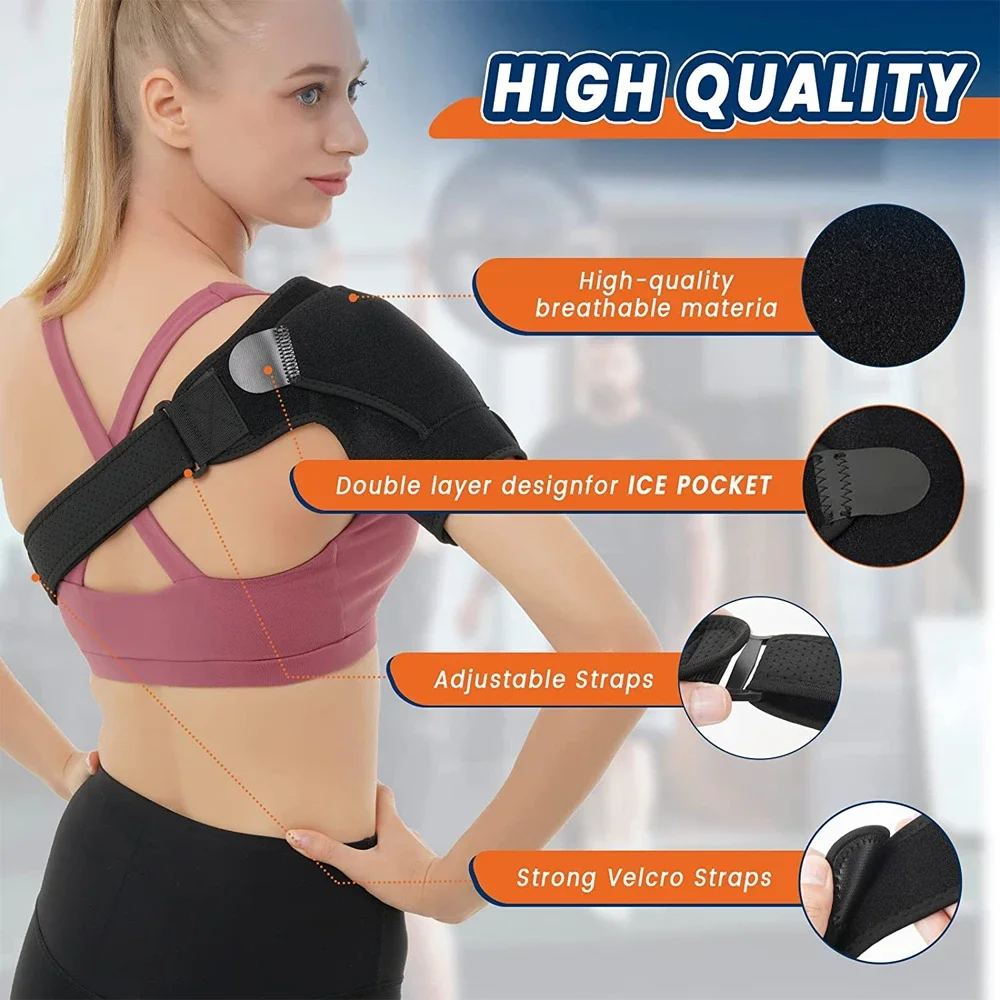 Adjustable Shoulder Support for Pain Relief and Recovery