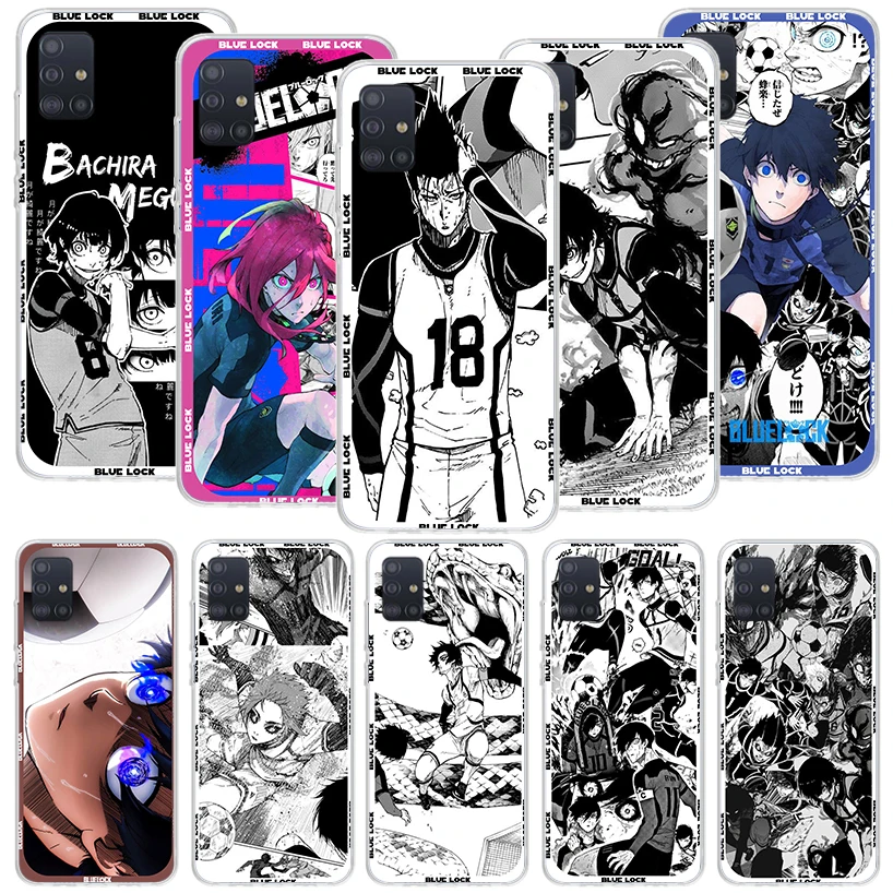Blue Lock Anime-Themed Phone Case - Vibrant Design for Samsung Galaxy Devices