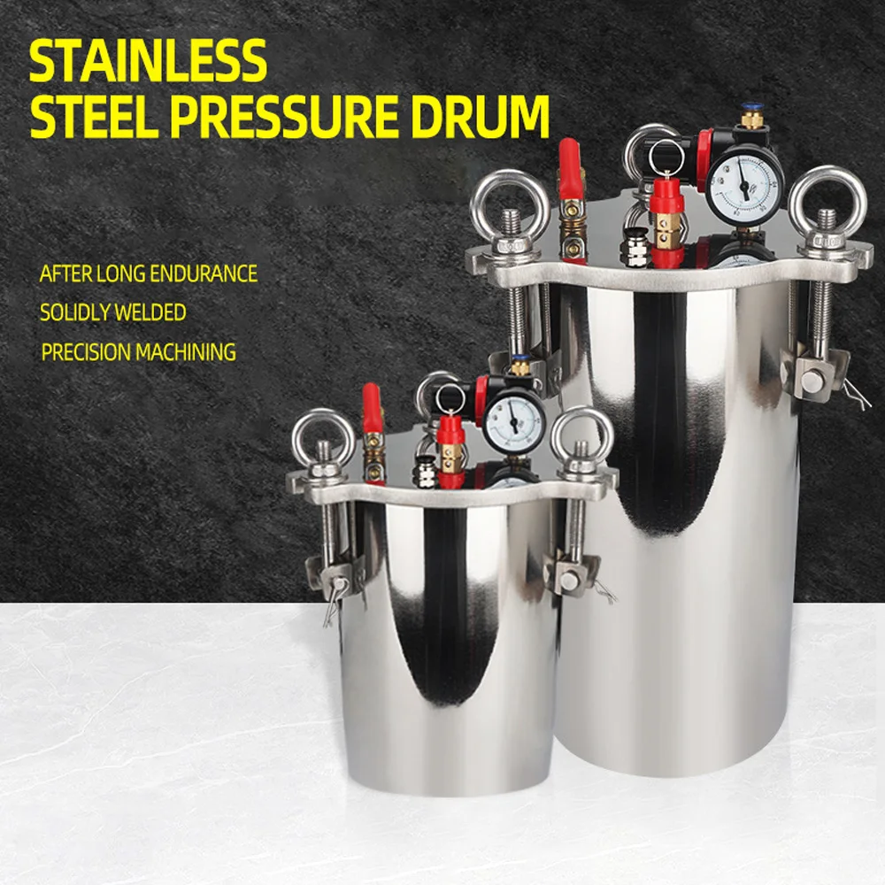 Pressure Containers 2-3-5L-Stainless-Steel-Pressure-Tank-Pneumatic-Storage-Tank-Carbon ...