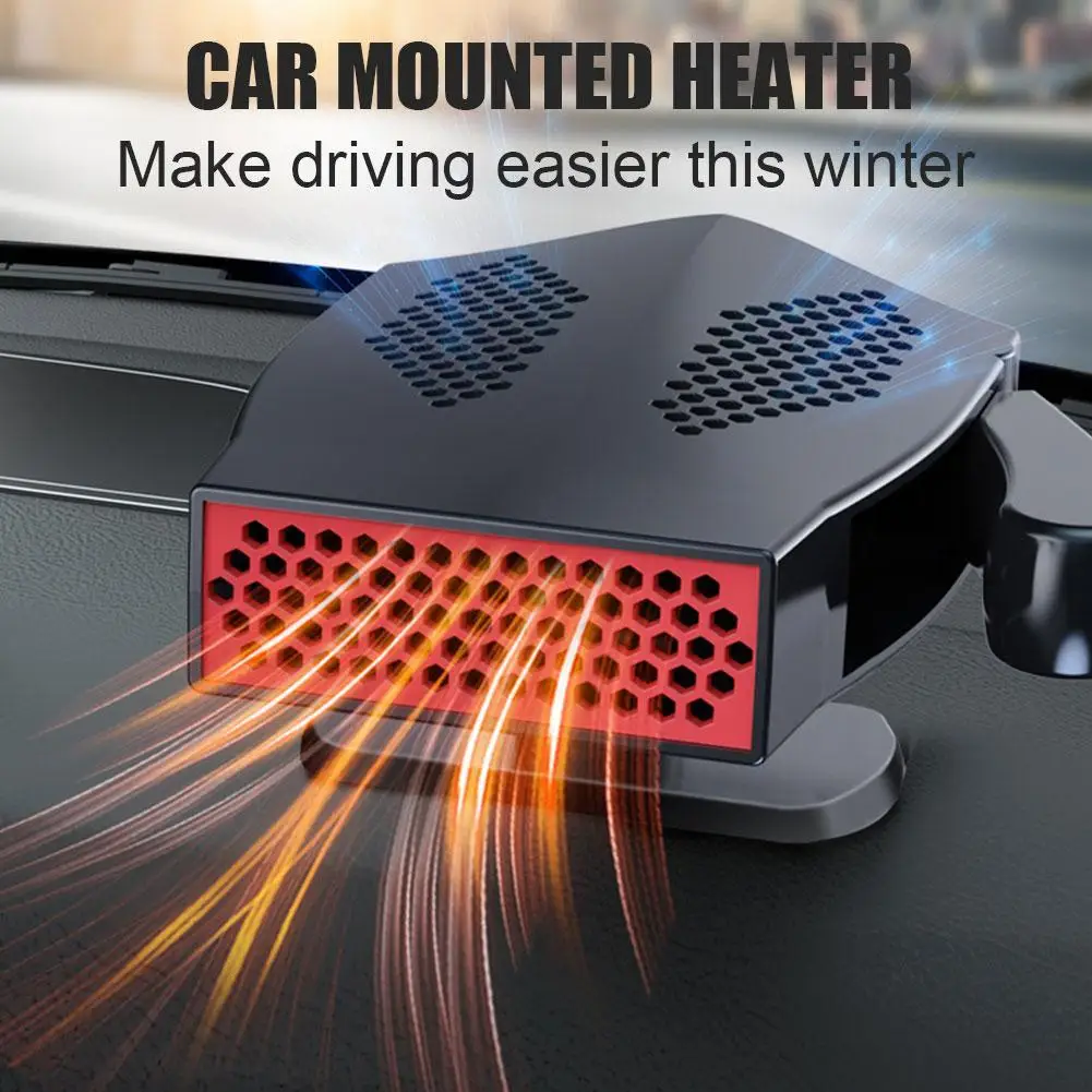 

NEW Car Heater 12V/24V 120W 200W Portable Car Heater Fan 2 IN 1 Cooling Heating Auto Windshield Defroster Car Anti-Fog Heater