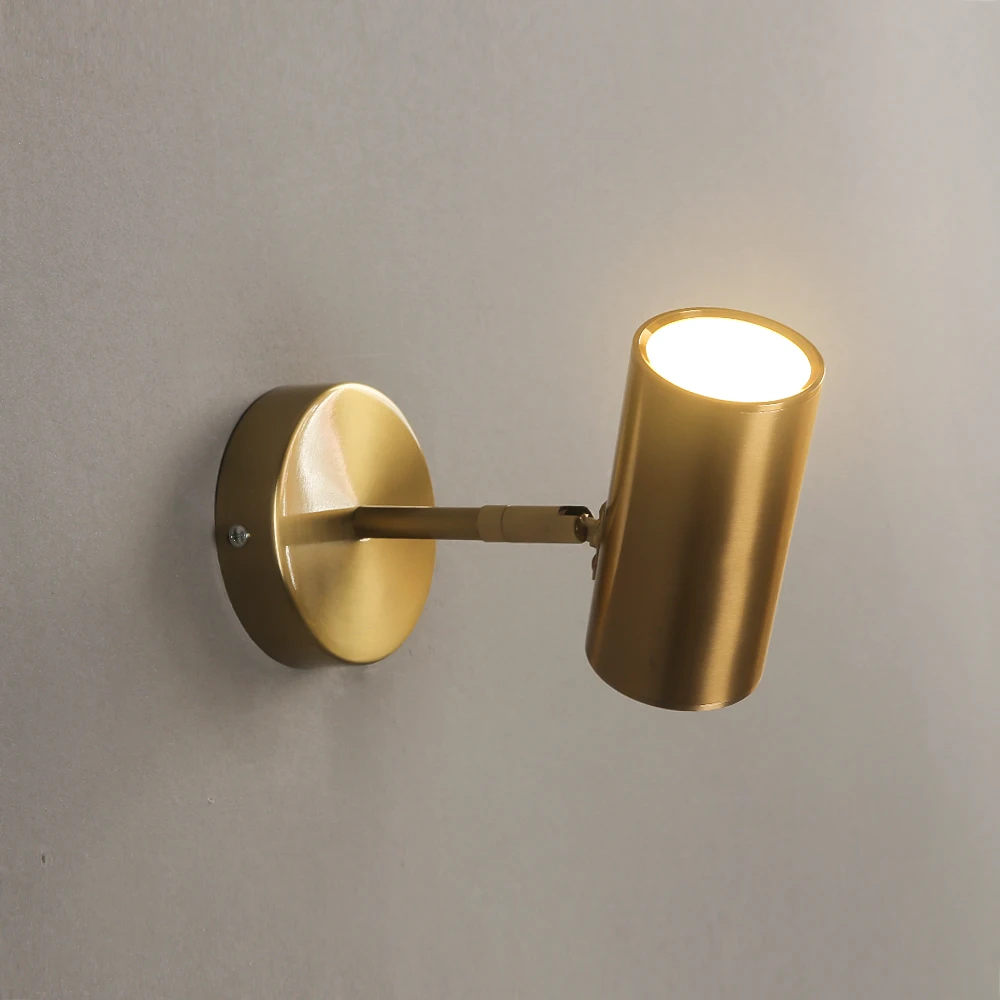 Nordic Modern Wall Lamp Beside Bedroom Adjustable Angle LED Wall Lights Fixtures Living Room Stair Lights Entrance Lighting 3