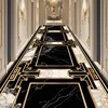Luxury Long Corridor Carpet European High End Hallway Carpet Non-slip Stairway Home Decor Rug Washable Runner Aisle Kitchen Mats 2