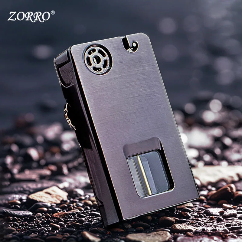 Zorro 785 Kerosene Lighter Transparent Warehouse Esprit Creative Windproof One Button Press Ignition Lighter Wholesale 2