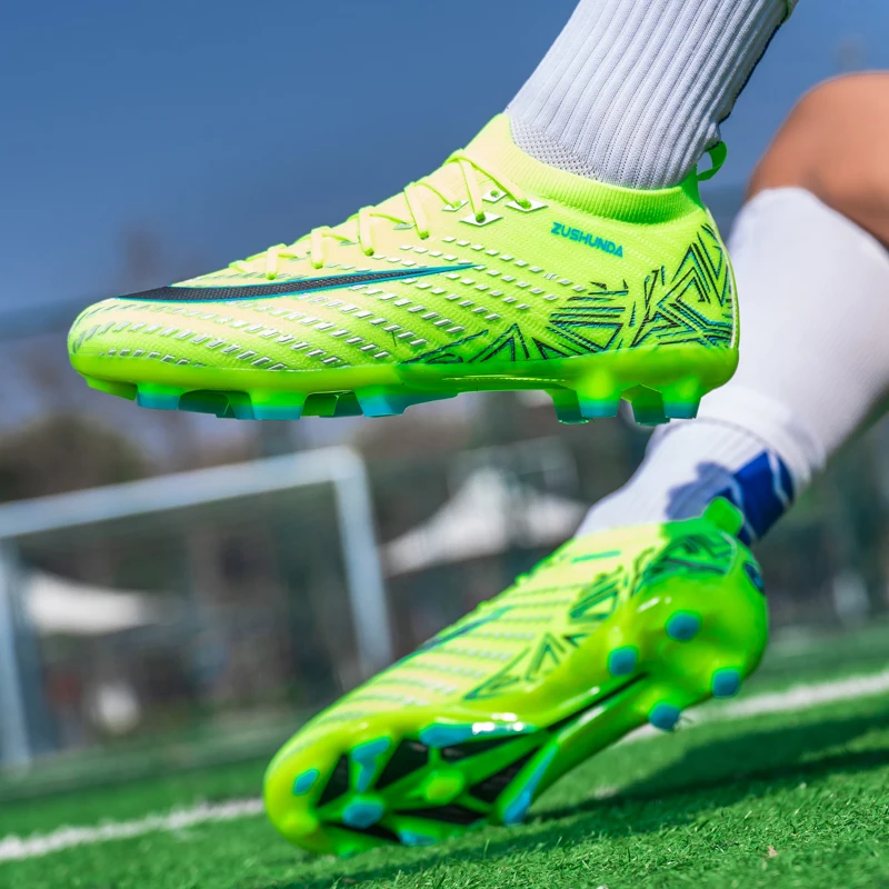 Men's Soccer Shoes TF/FG Non-Slip Turf Soccer Cleats Personalized Design Sport Shoes Casual Sneakers Fashion Football Boot 35-45