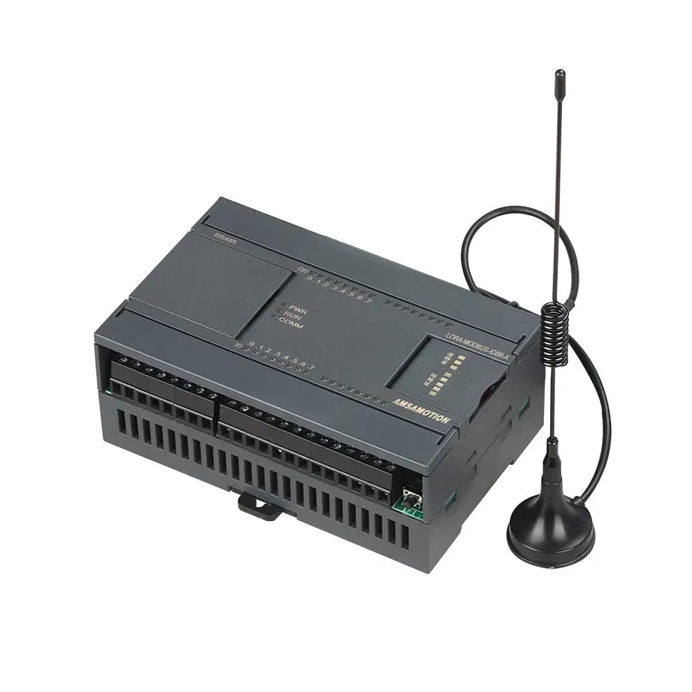 LORA-MODBUS-IO8R-A 무선 LORA MODUBUS 모듈 원격 제어 투명 전송 통신 디지털 8I8O 아날로그 6I1O
