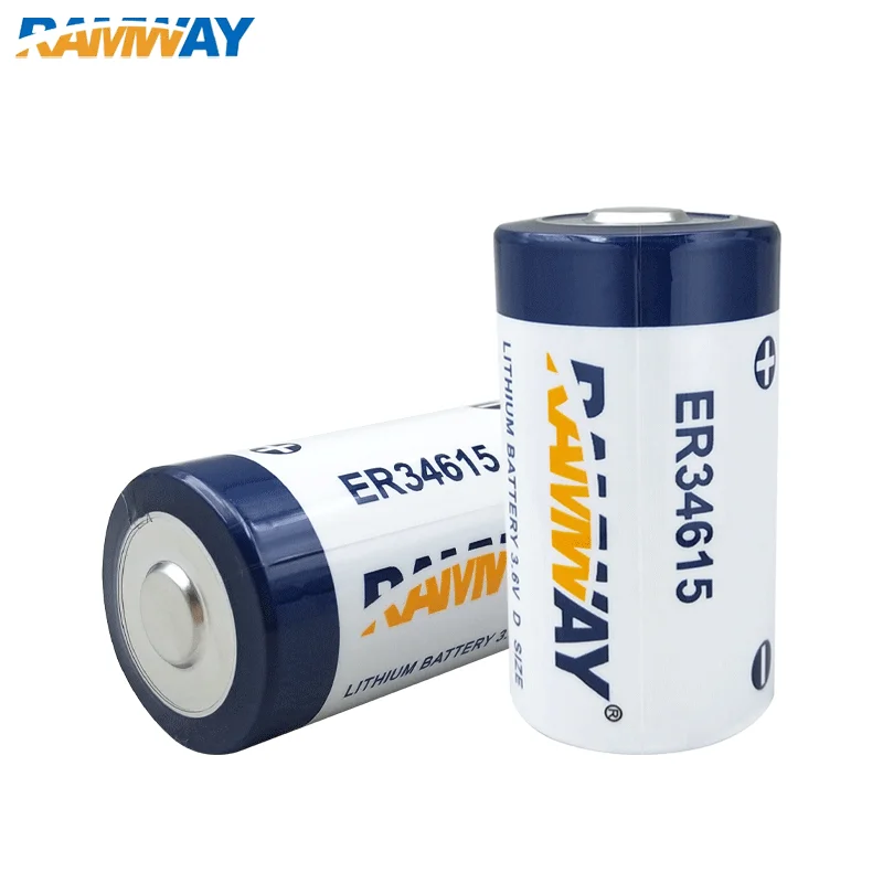 RAMWAY ER34615 D Add SM Plug 3.6V Disposable Lithium Battery Large Capacity Gas Coal Mine Flow Meter IoT Intelligent Water Meter 6