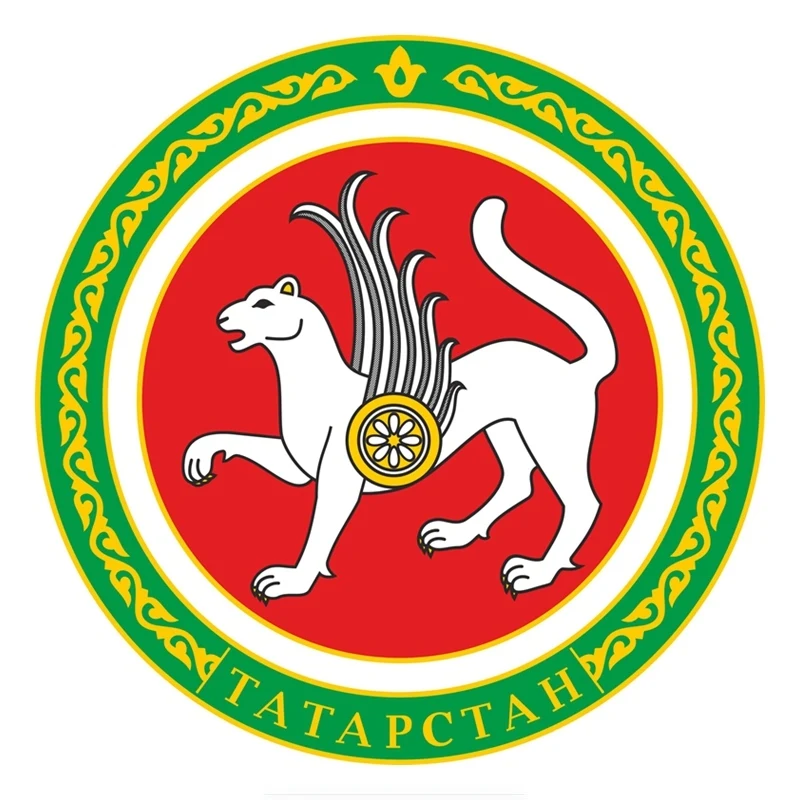 

Car Sticker Coat of Arms of Tatarstan Waterproof Vinyl Decal Car Accessories Pegatinas Para Coche DIY Car Styling 10cm*10cm