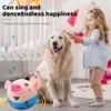 Singing Animal Plush Toy Electric Interactive Toy Talking Electric Interactive Animated Pig Doll Toys For Medium Small Dogs Pets 6