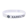1PC/7PCS XARELTO Silicone Rubber Wristband Adult Size 7 Colors 5