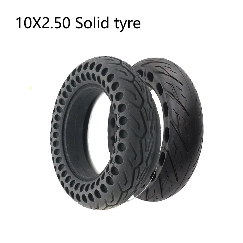 

10x2,50 сотовая твердая шина для умного электрического балансирующего скутера 10 дюймов бескамерное колесо твердая шина