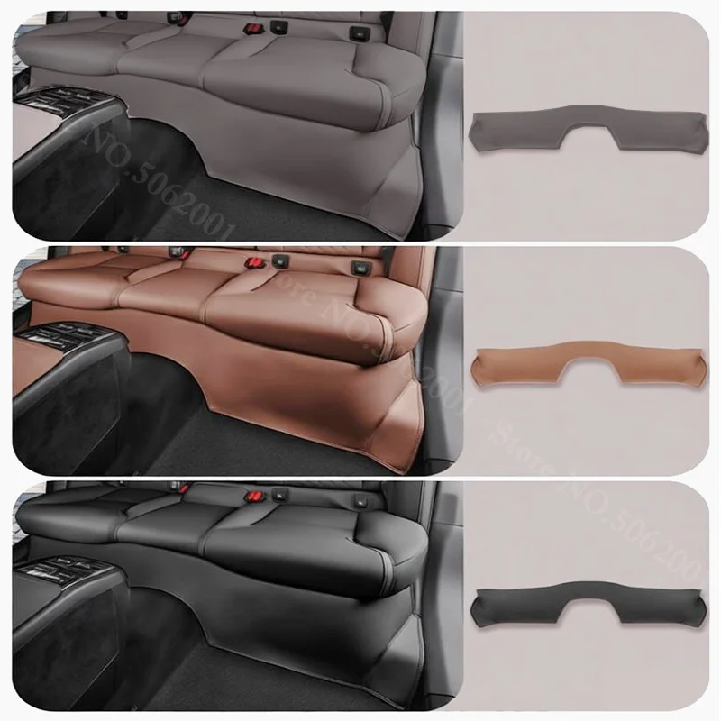 볼보 XC60 2018-2026 가죽 2열 시트 아래 킥 방지 매트 뒷좌석 바닥 오염 방지 보호 패드 자동차 액세서리