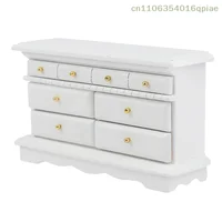 (Summer4) Meuble de chambre à coucher miniature pour maison de poupée 1:12, commode, accessoires de mobilier 1