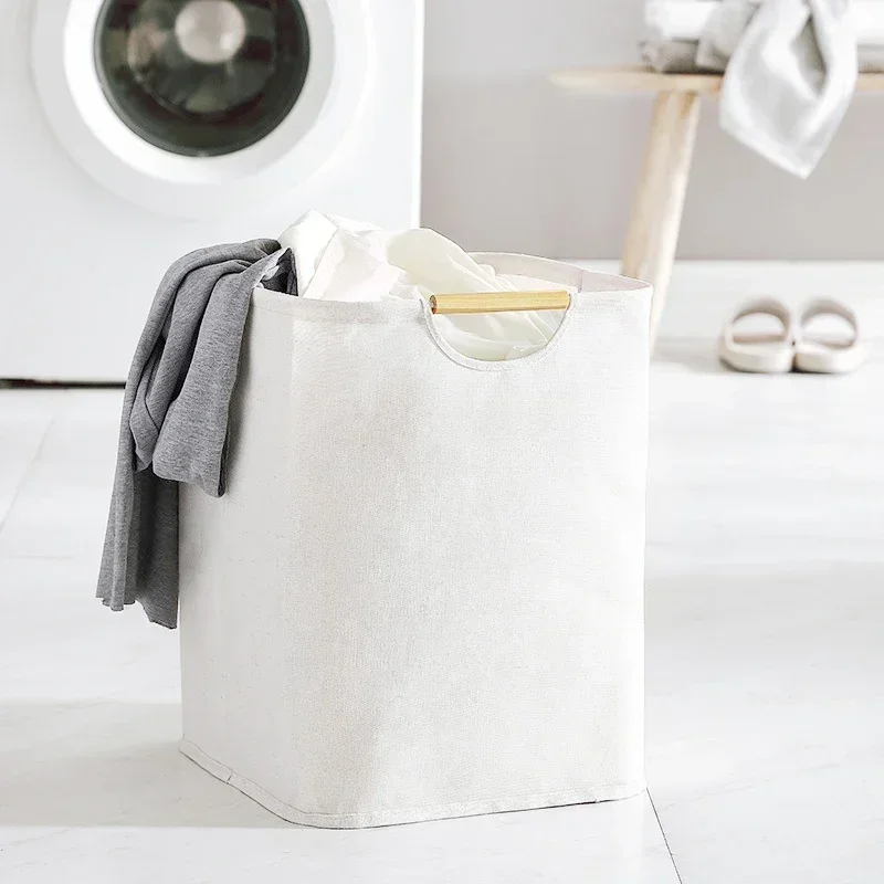 Large Capacity Dirty Laundry Basket Nordic Dirty Clothes Storage Linen Foldable Sundries Bucket Toy Organizer Panier Linge